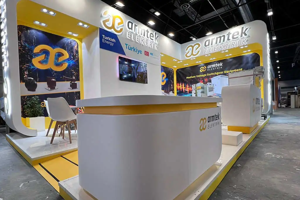 ARMTEK ELEKTRIK 42.5 sqm exhibition stand at GENERA, IFEMA Madrid, February 2024