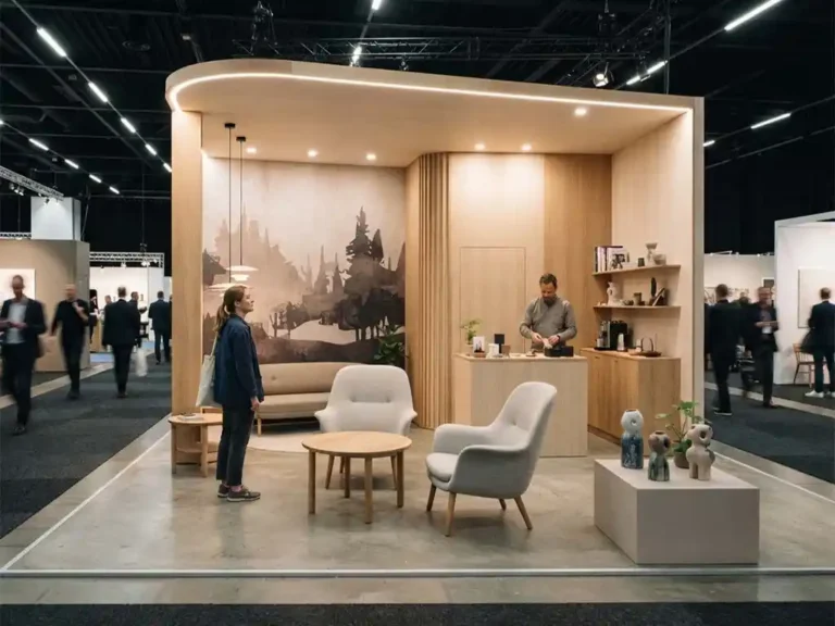 Exhibition stand in Denmark — designed and built by Echo Expo