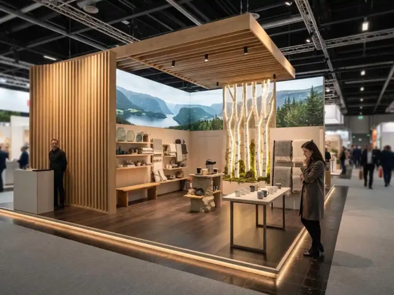 Exhibition stand in Norway — designed and built by Echo Expo