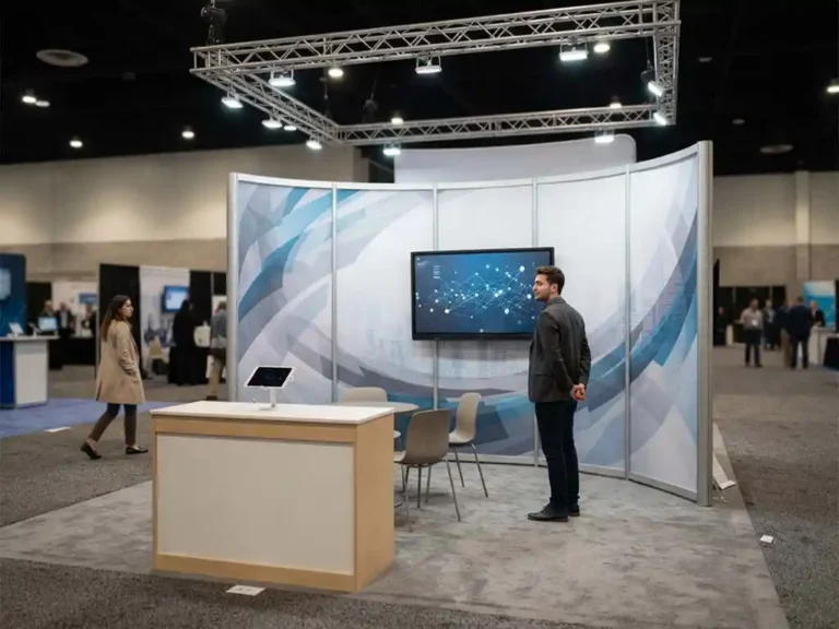 Exhibition stand in USA — designed and built by Echo Expo