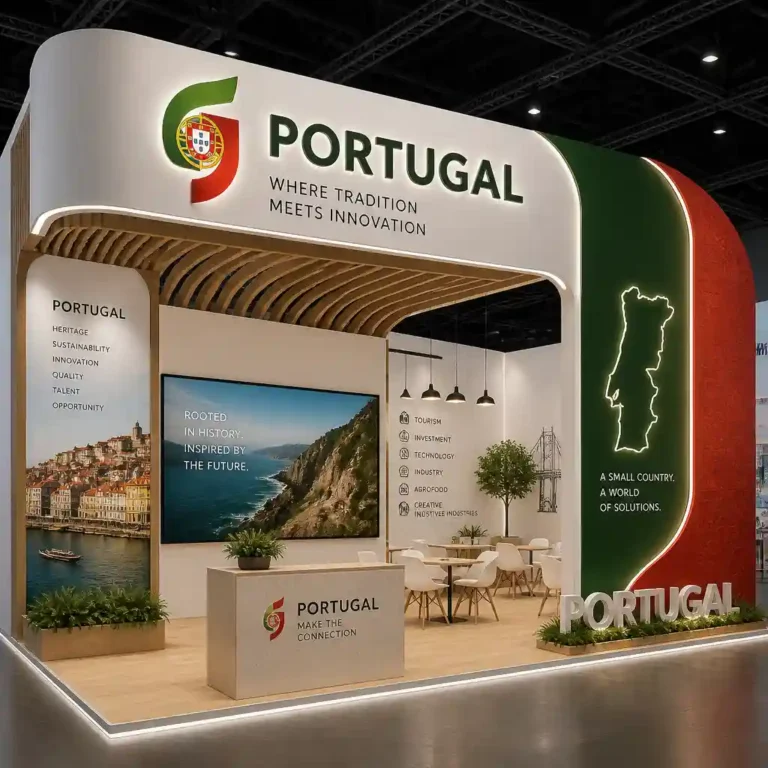 Exhibition stand in Portugal — designed and built by Echo Expo