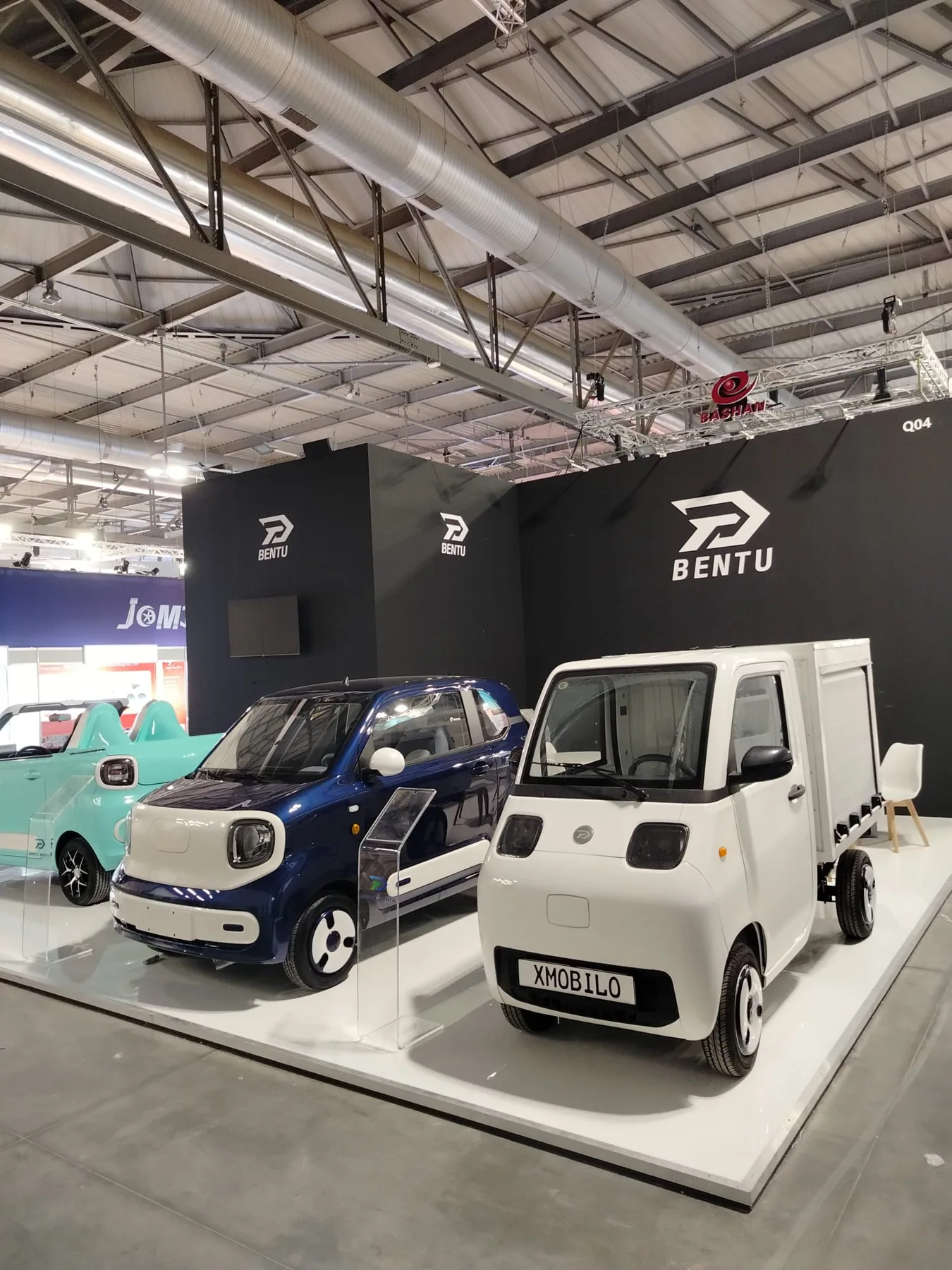BENTU exhibition stand at EICMA, Fiera Milano, built by Echo Expo
