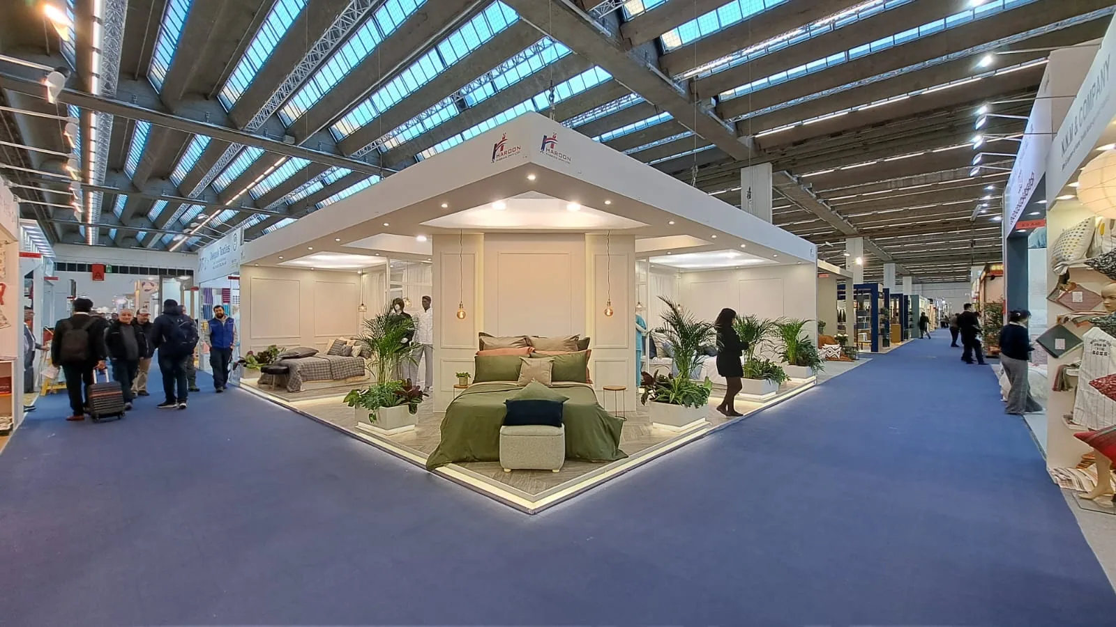 GETX Fabric stand detail, Heimtextil 2025, Messe Frankfurt