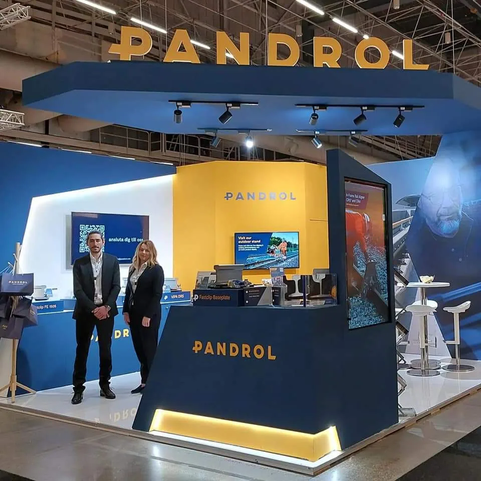 Exhibition stand at SIFER, Lille, built by Echo Expo