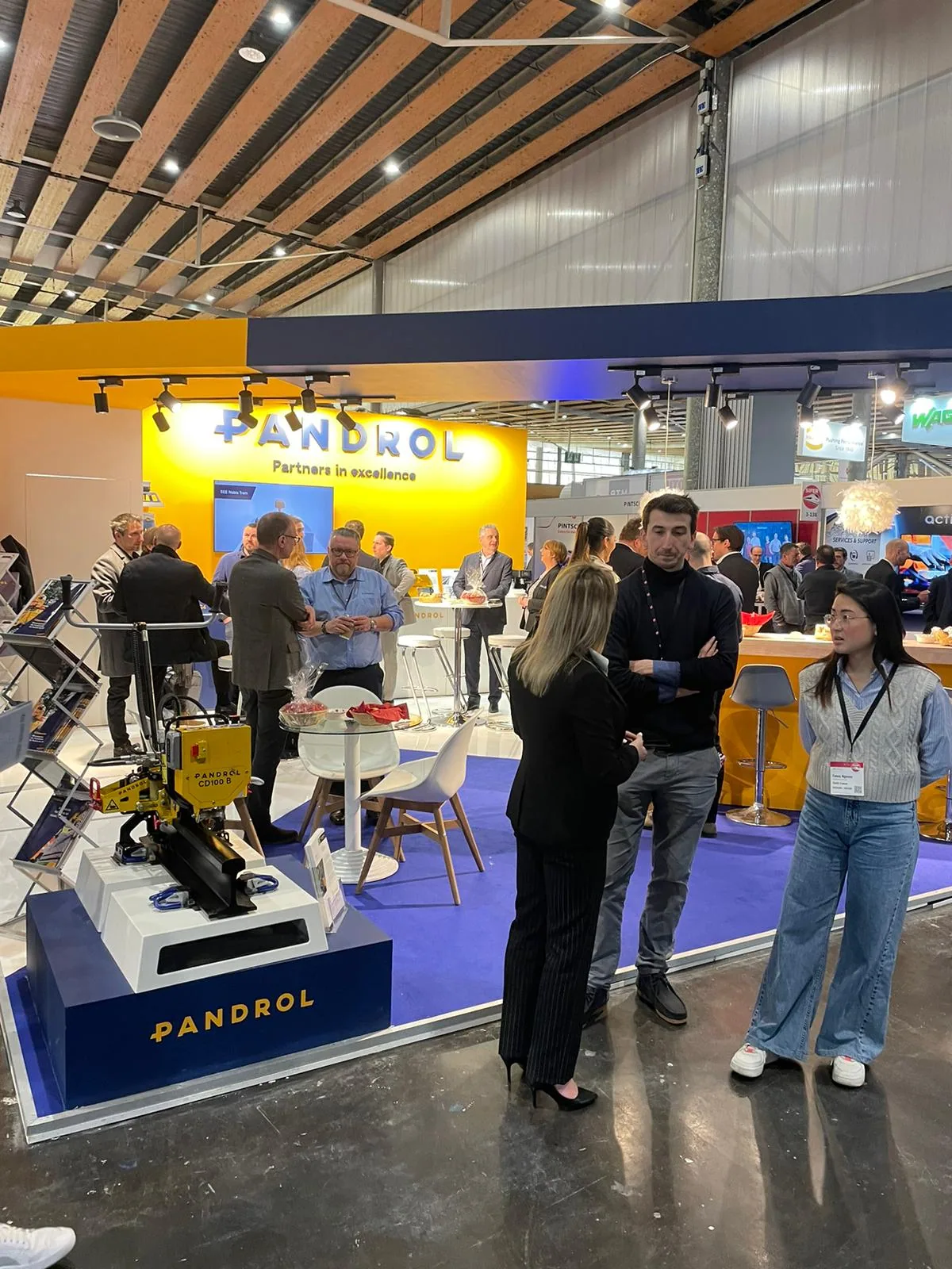 Exhibition stand at Train and Rail, Stockholm, built by Echo Expo