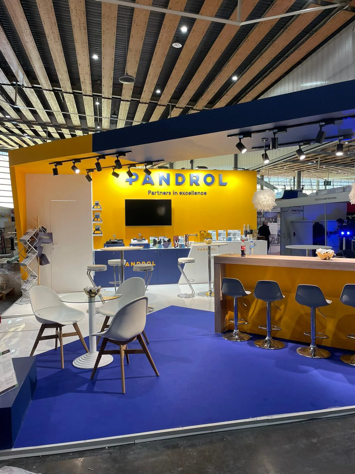 Exhibition stand at Train & Rail, Stockholm — built by the Echo Expo team