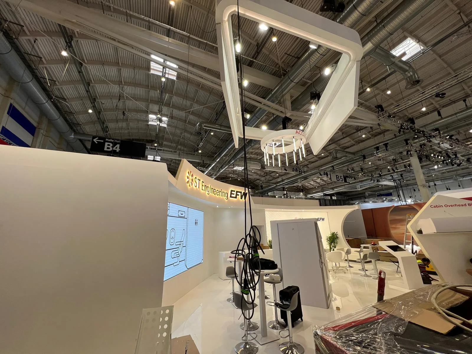 Exhibition stand build and installation at AIX, Hamburg — Echo Expo team