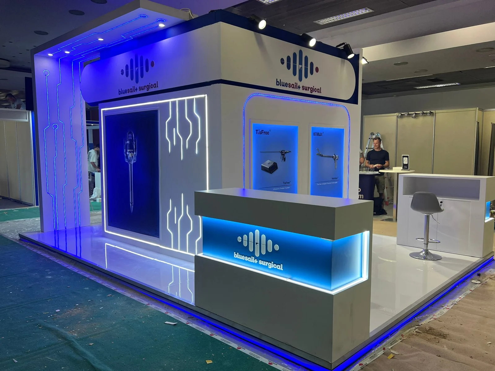 24 sqm exhibition stand at ESCP, Greece — designed and built by Echo Expo (view 4)