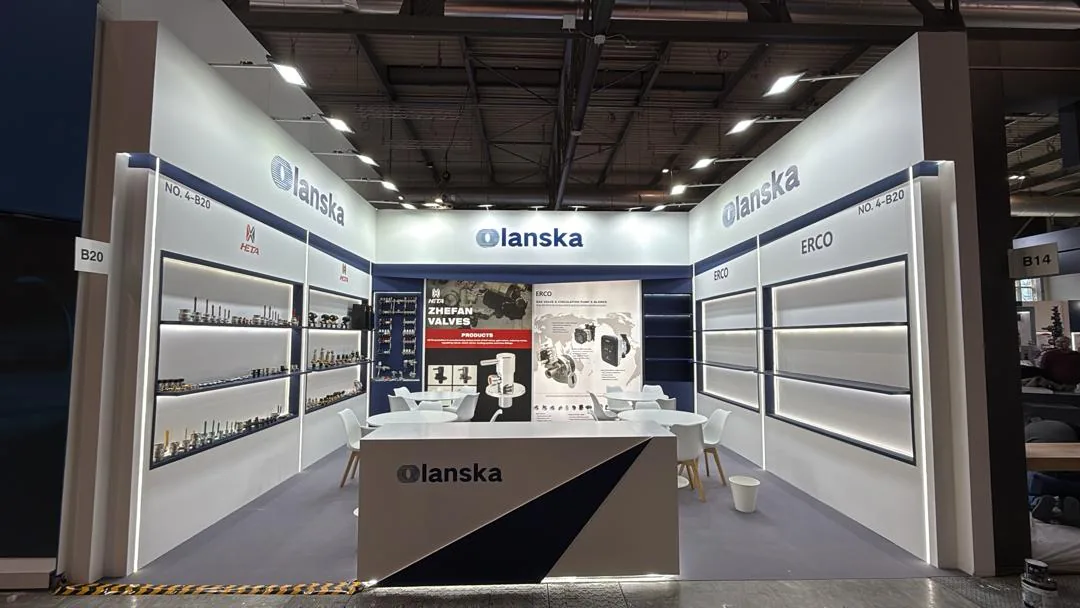 Olanska 35.75 sqm exhibition stand at MCE 2026, Fiera Milano, built by Echo Expo
